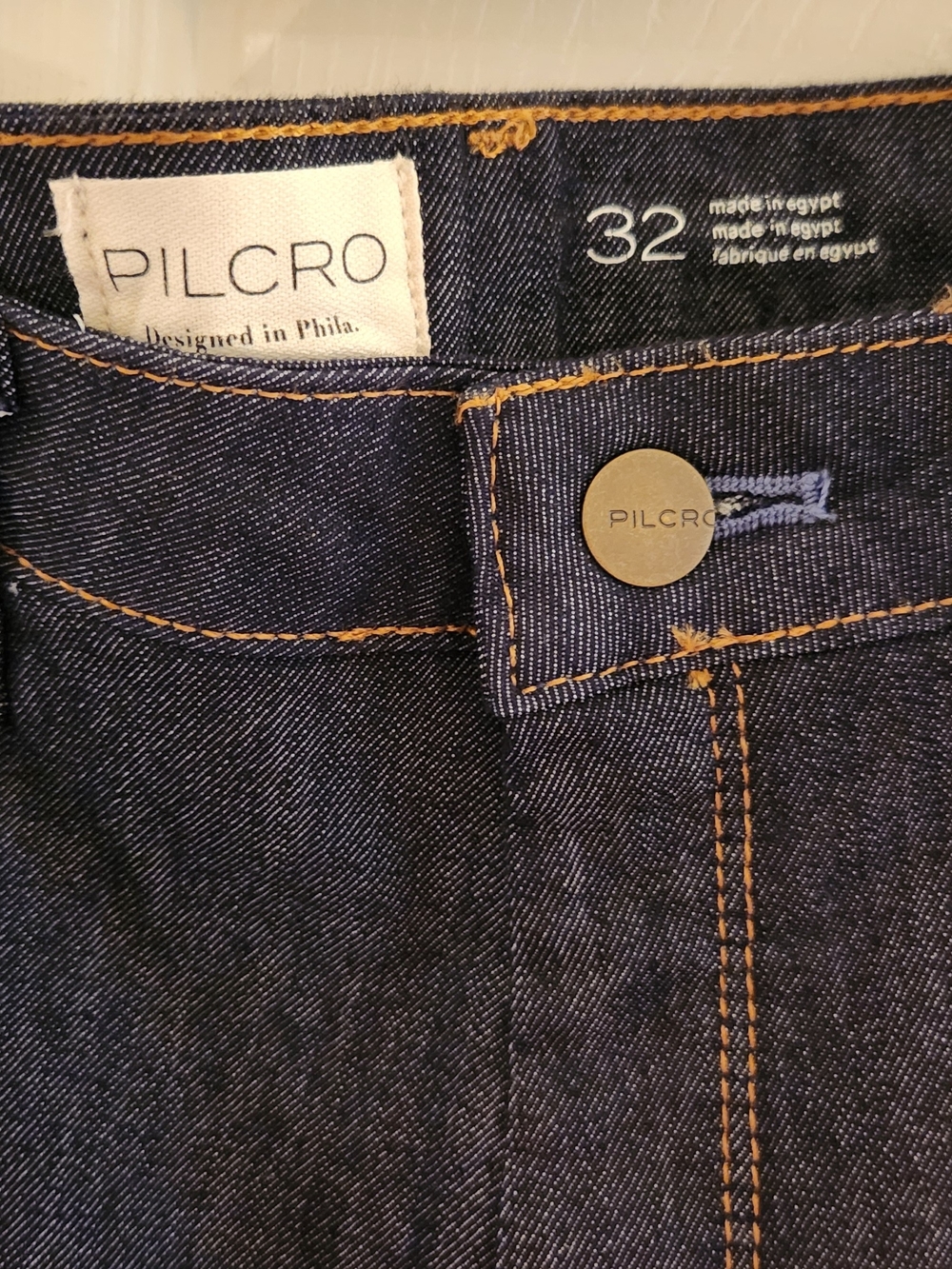 Pilcro Women’s Dark Indigo Wide Leg Jeans - Picture 2 of 2